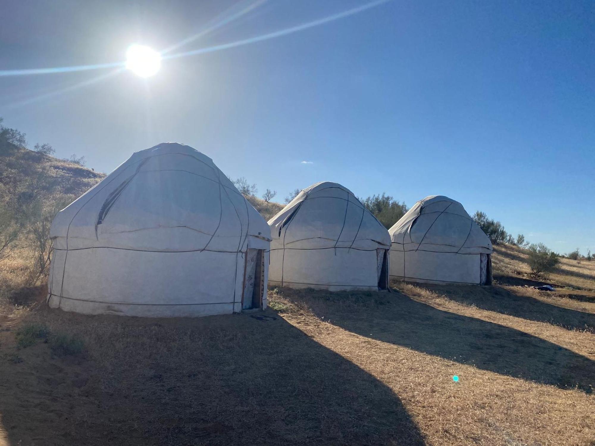 Authentic Uzbek Yurt Camp Eco-Friendly Hotel Nurota Ngoại thất bức ảnh